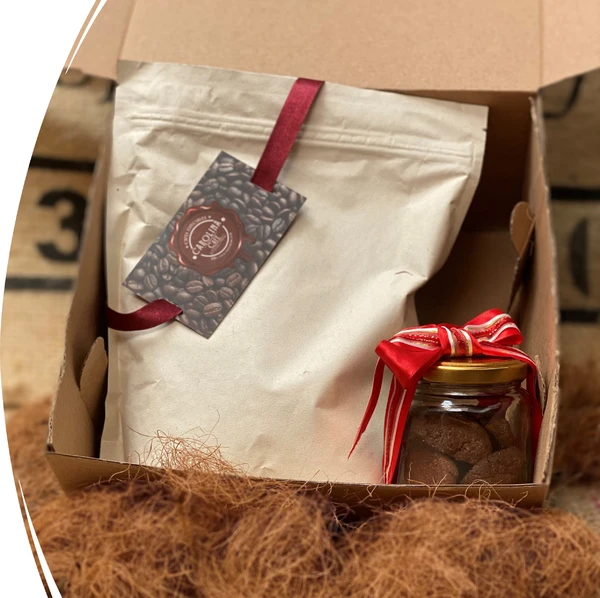 Combinación Perfecta (Café Bourbon Rosado (300 g) + Galletas artesanales de café.)